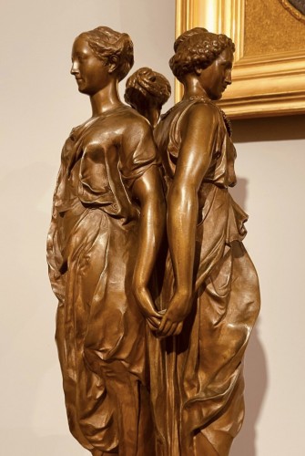 XIXe siècle - Les Trois Grâces, Ferdinand Barbedienne (1810-1892)