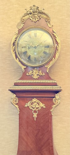 Antiquités - Régulateur de parquet d'époque Régence