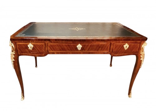 Grand bureau plat Louis XV