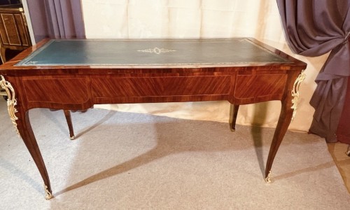 Grand bureau plat Louis XV - Galerie Leroy