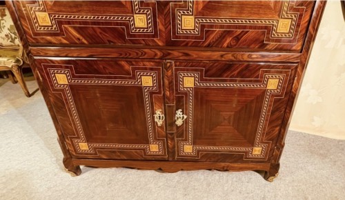 Secrétaire à système estampillé Pierre ROUSSEL - Mobilier Style Transition