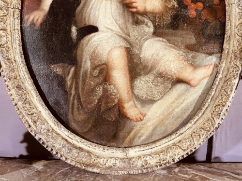 Tableaux et dessins Tableaux XVIIIe siècle - Portrait d'un chérubin, École Italienne du XVIIIe siècle
