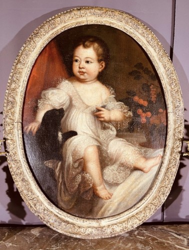 Portrait d'un chérubin, École Italienne du XVIIIe siècle - Galerie Leroy