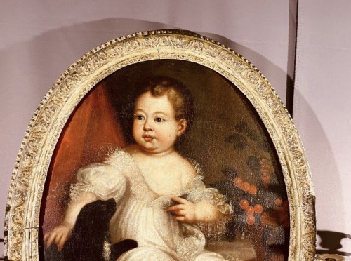 Louis XIV - Portrait d'un chérubin, École Italienne du XVIIIe siècle