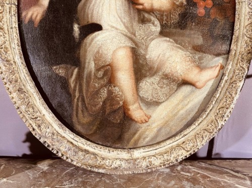 Antiquités - Portrait d'un chérubin, École Italienne du XVIIIe siècle