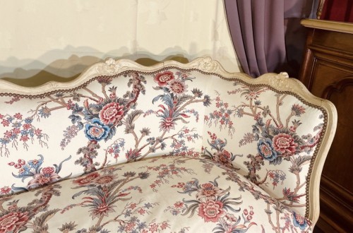 Canapé Louis XV dit Veilleuse, XVIIIe siècle - Sièges Style Louis XV