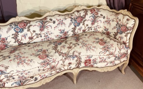 Canapé Louis XV dit Veilleuse, XVIIIe siècle - Galerie Leroy