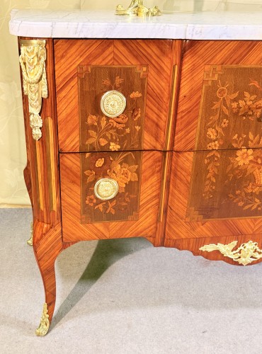 Commode Transition, XVIIIe siècle - Galerie Leroy