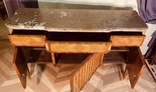 Antiquités - Commode Transition estampillée PERIDIEZ