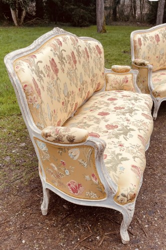 Paire de canapés Louis XV - Louis XV