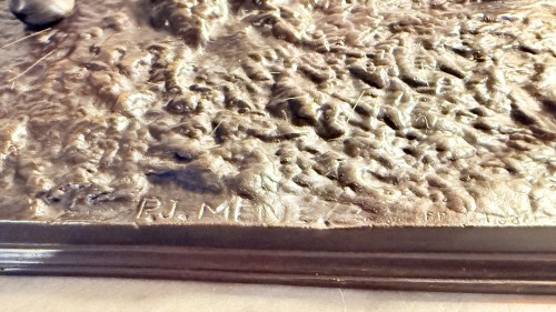 Sculpture Sculpture en Bronze - Cheval à l'arrêt , Pierre Jules MÈNE et fonte de Barbedienne