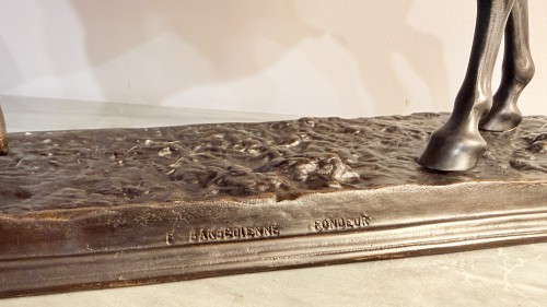 Cheval à l'arrêt , Pierre Jules MÈNE et fonte de Barbedienne - Galerie Leroy