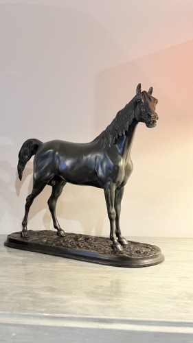 Cheval à l'arrêt , Pierre Jules MÈNE et fonte de Barbedienne - Louis-Philippe
