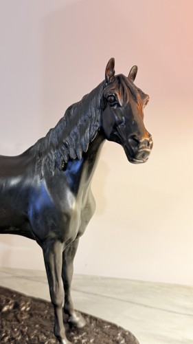 Louis-Philippe - Cheval à l'arrêt , Pierre Jules MÈNE et fonte de Barbedienne