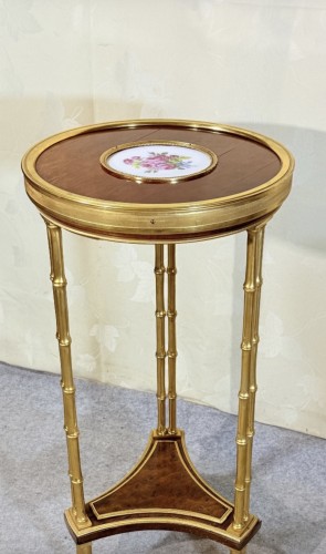 Napoléon III - Guéridon en bronze aux tiges de bambou , vers 1880