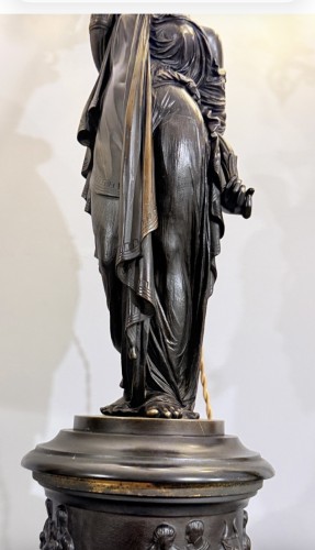 XIXe siècle - Monumentale paire de candélabres à 10 feux de lumière fin XIXe