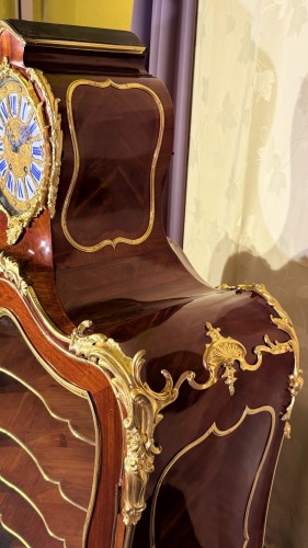 Cartonnier à pendule du XVIIIe siècle - Mobilier Style Louis XV