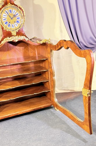 Cartonnier à pendule du XVIIIe siècle - Galerie Leroy