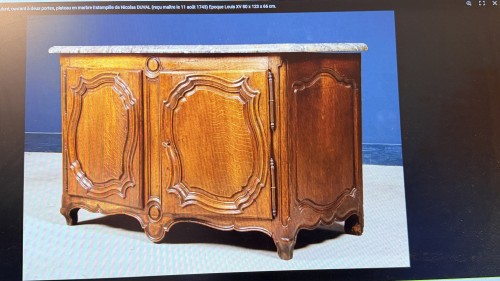 Buffet de Boiserie Louis XV estampillé N. DUVAL - Galerie Leroy