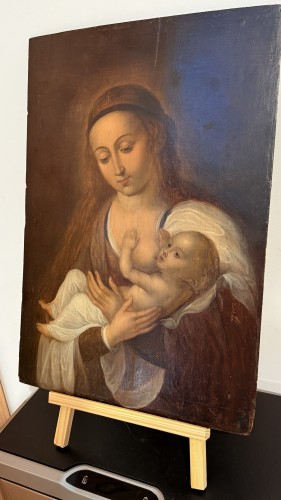 Vierge de Lait , XVIe siècle - Art sacré, objets religieux Style Renaissance