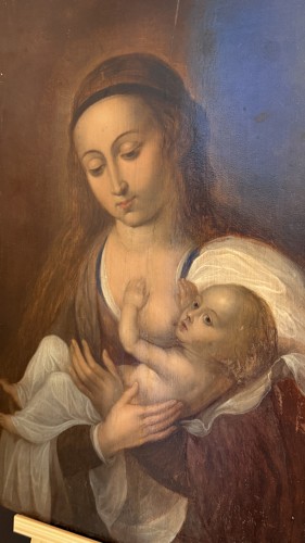 Art sacré, objets religieux  - Vierge de Lait , XVIe siècle