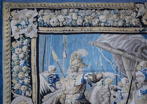 French 17th century Tapestry - Alexander the Great, The Crossing of the Granicus - 