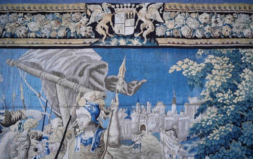  - French 17th century Tapestry - Alexander the Great, The Crossing of the Granicus