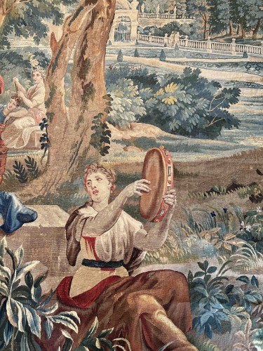 Pastoral scene, Brussels Manufacture, late 17th century - Tapestry & Carpet Style 