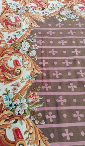 Napoléon III - Napoleon III Carpet From The Aubusson Factory, Circa 1840
