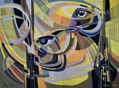 Le Soleil, Marce Truyens (né en 1939)  - Tapisserie de Bruxelles atelier Georges Chaudoir