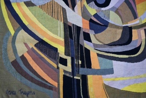 XXe siècle - Le Soleil, Marce Truyens (né en 1939)  - Tapisserie de Bruxelles atelier Georges Chaudoir