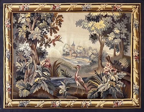 Verdure - French Aubusson Manufactury Tapestry 19th Century 