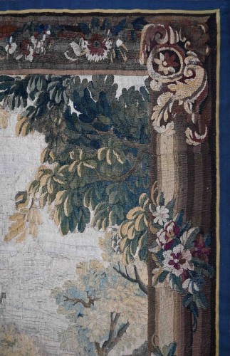 Pastoral Gallant Scene – Aubusson Tapestry, 18th Century - 