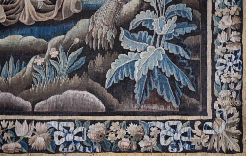 Antiquités - Rest after the Harvest – Aubusson Tapestry, 17th Century