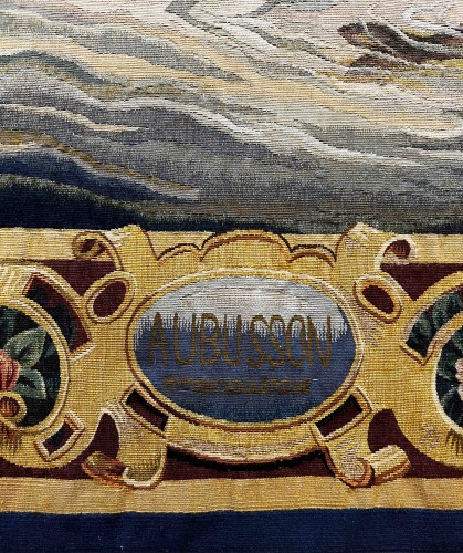 XIXe siècle - Bascoulergue - Charmante Tapisserie de la Manufacture d'Aubusson XIXe.siècle
