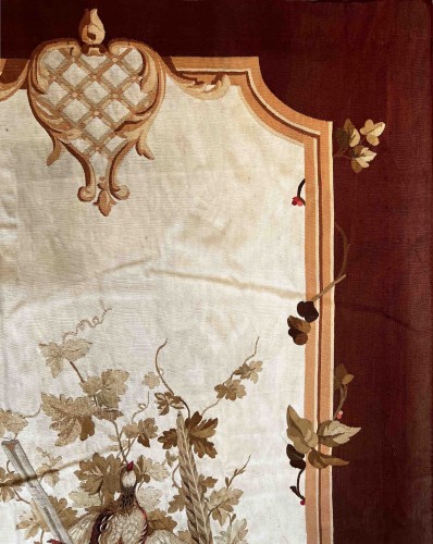 Tapestry & Carpet  - Hunting Scene - Pair of tapestry doors from the Aubusson factory