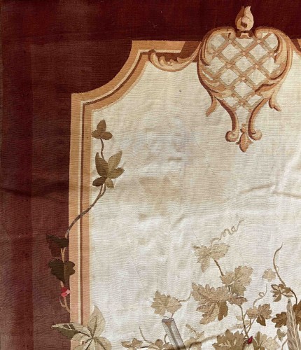 Hunting Scene - Pair of tapestry doors from the Aubusson factory - Napoléon III