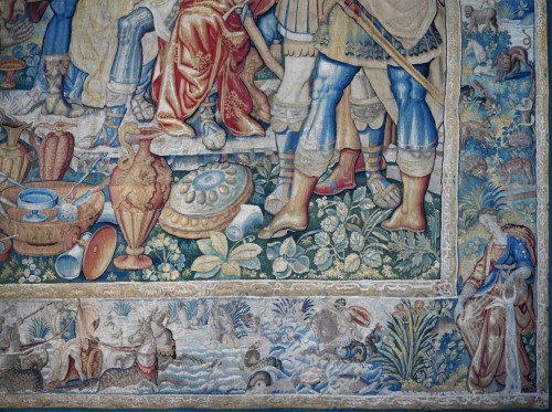 Antiquités - Brussels Tapestry – History Of Cyrus The Great – 17th Century