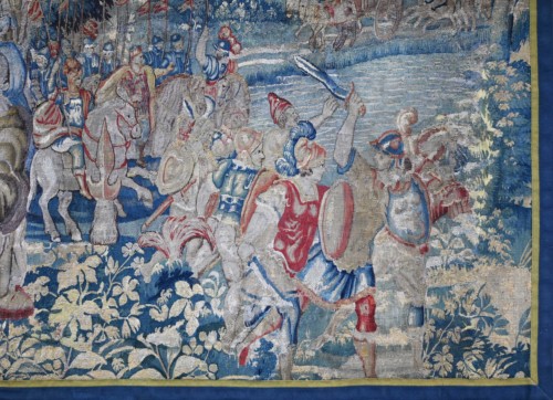 Tapestry From The Brussels Manufactory, Departure Of A Monarch On A Holy Wa - Tapestry & Carpet Style 