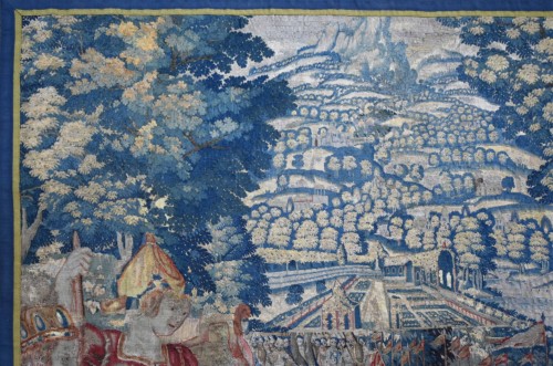 Tapestry From The Brussels Manufactory, Departure Of A Monarch On A Holy Wa - 