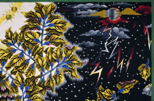 Antiquités - Aubusson tapestry, Atelier PINTON - Jean Lurçat