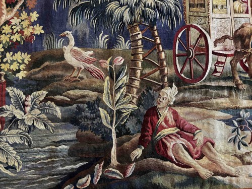 Tapestry & Carpet  - Aubusson tapestry &quot;Chinoiserie&quot; Circa 1860