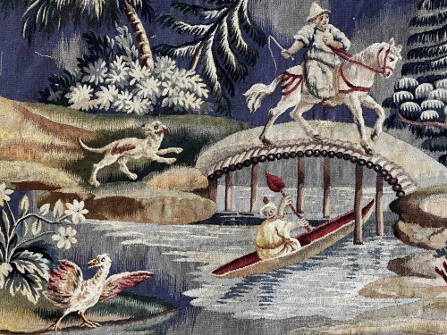  - Aubusson tapestry &quot;Chinoiserie&quot; Circa 1860