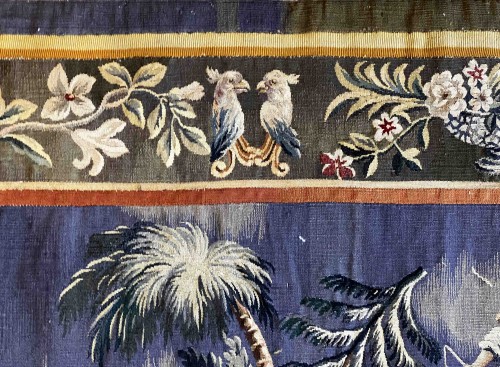 Antiquités - Aubusson tapestry &quot;Chinoiserie&quot; Circa 1860