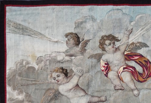 Tapestry & Carpet  - Hera, the fearsome Queen of Olympus, Tapestry, Brussels Manufactory, 18th