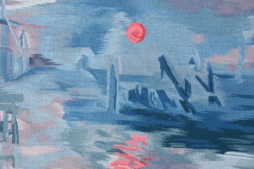 Aubusson tapestry, Robert Four workshop - Claude Monet 72 "Impression, Sunr - 50