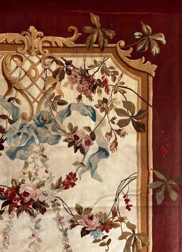 Pair of Aubusson Tapestry Door Curtains - Tapestry & Carpet Style 