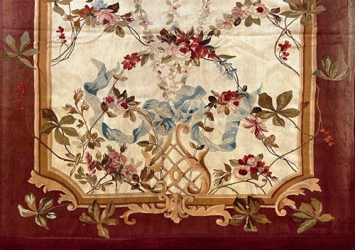 Tapestry & Carpet  - Pair of Aubusson Tapestry Door Curtains