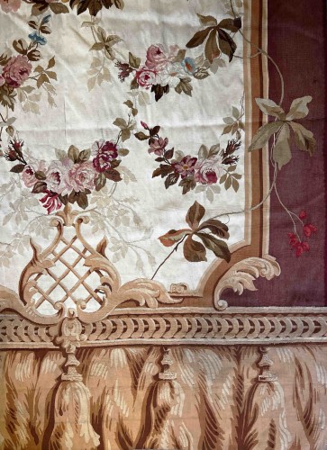 Antiquités - Pair of Aubusson Tapestry Door Curtains