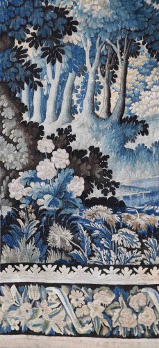  - Verdure with Owl - Tapestry, Flemish Manufactory, 17th Century